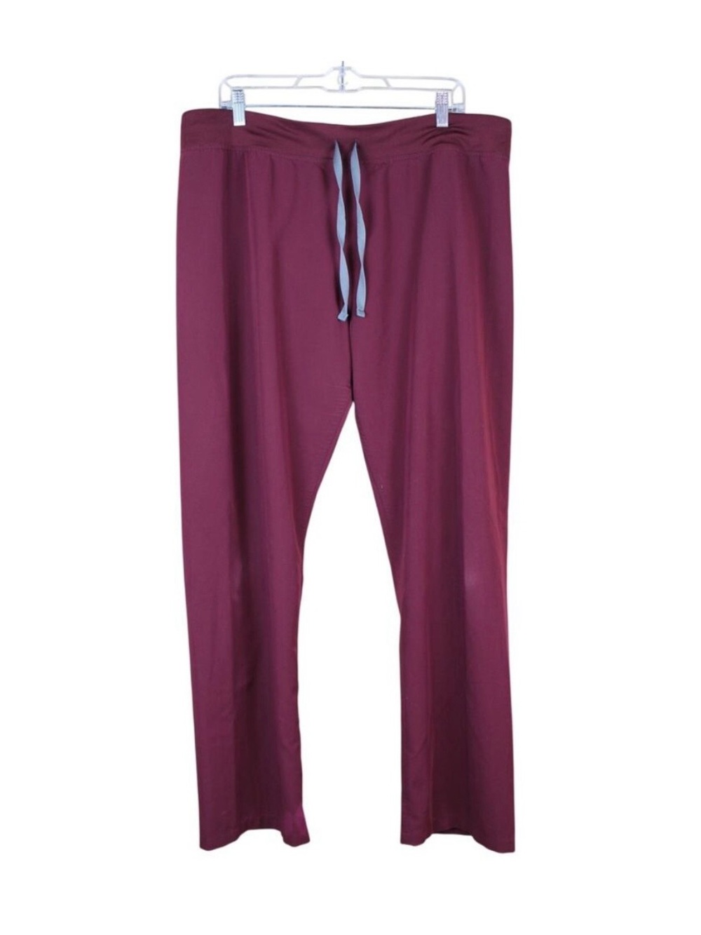 FIGS Maroon straight leg scrub pants
